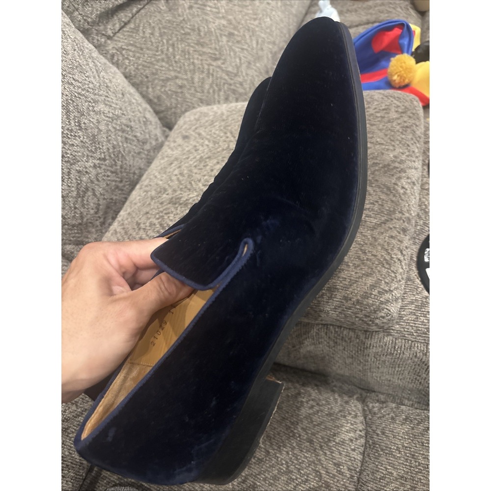 magnanni mens shoes Made In Spain Blue Suede Size 11